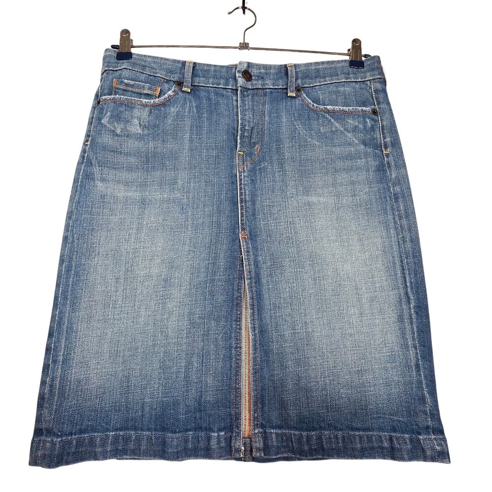 Citizens of Humanity Sophia Stretch Knee Length Denim Skirt Size 30